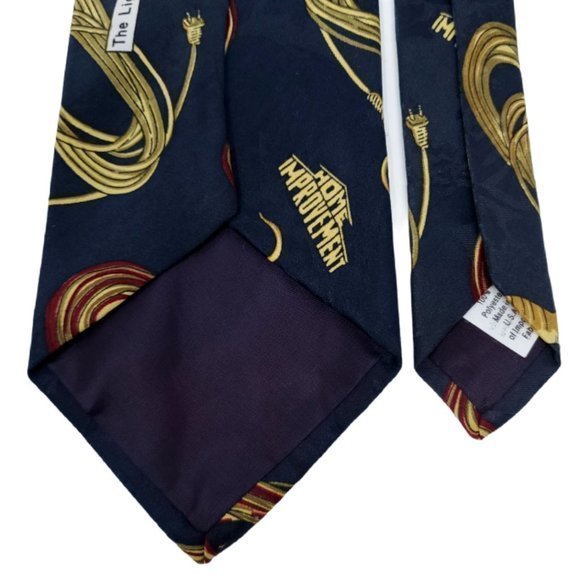 Home Improvement Tool Time Tie Necktie Navy Blue Light of Tims Life - Picture 12 of 12